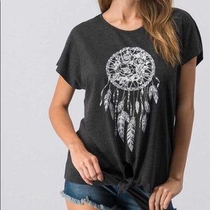 Sweet Claire Dreamcatcher Short Sleeve Top